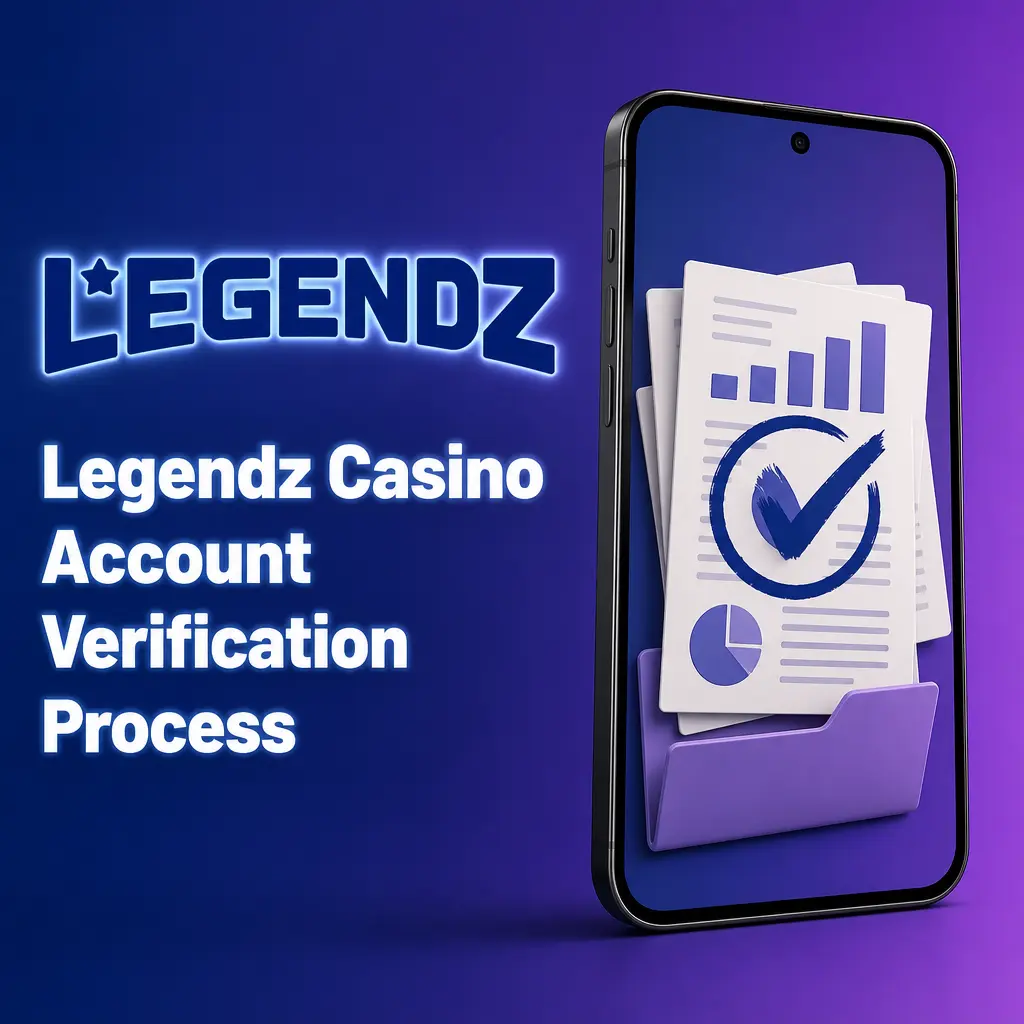 Legendz Casino account verification steps: ID upload, address proof, contact confirmation, and SSN check for Sweeps Coins redemption.