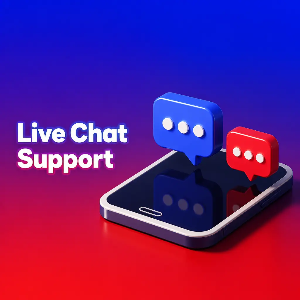 Legendz Casino live chat support icon for instant 24/7 English-speaking agent assistance on account issues