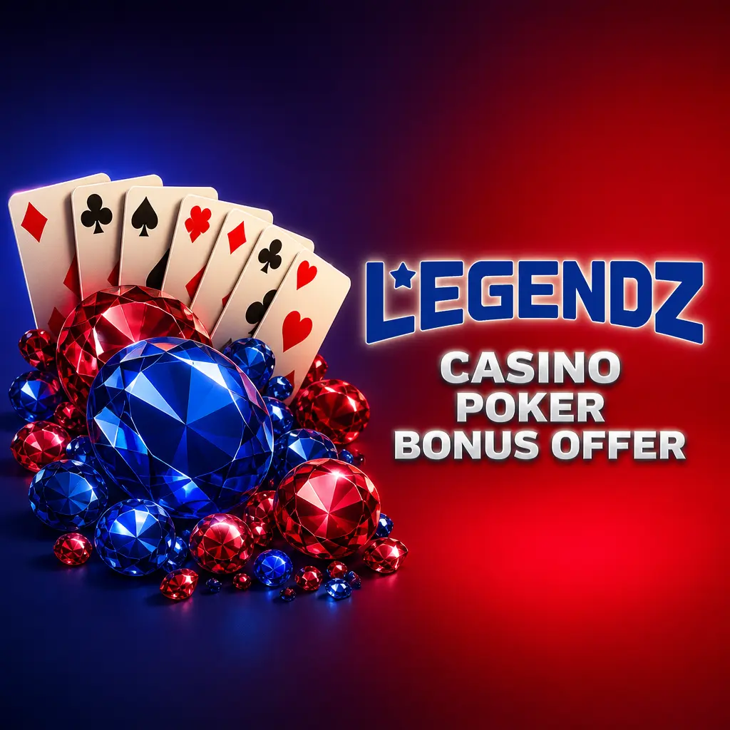 Legendz Casino welcome bonus: 500 Gold Coins plus 3 Sweeps Coins free for new verified players, no purchase required