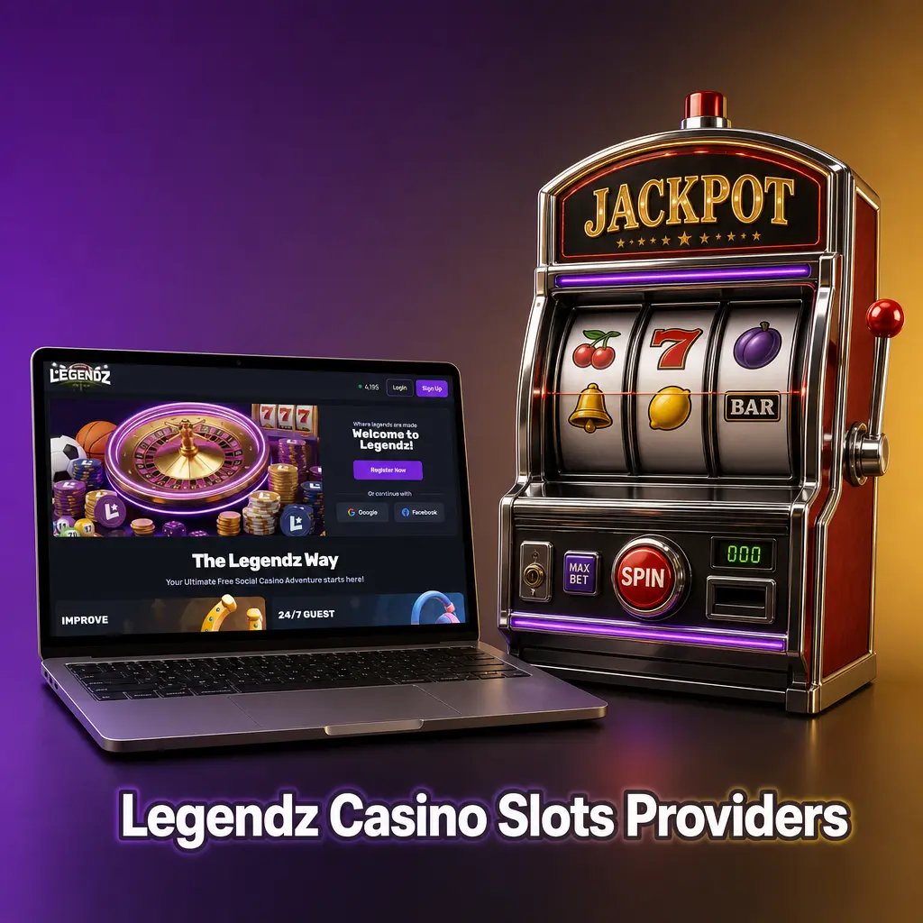 Legendz Casino slot providers list including Pragmatic Play, NetEnt, Play'n GO, Red Tiger, Hacksaw Gaming, and more.