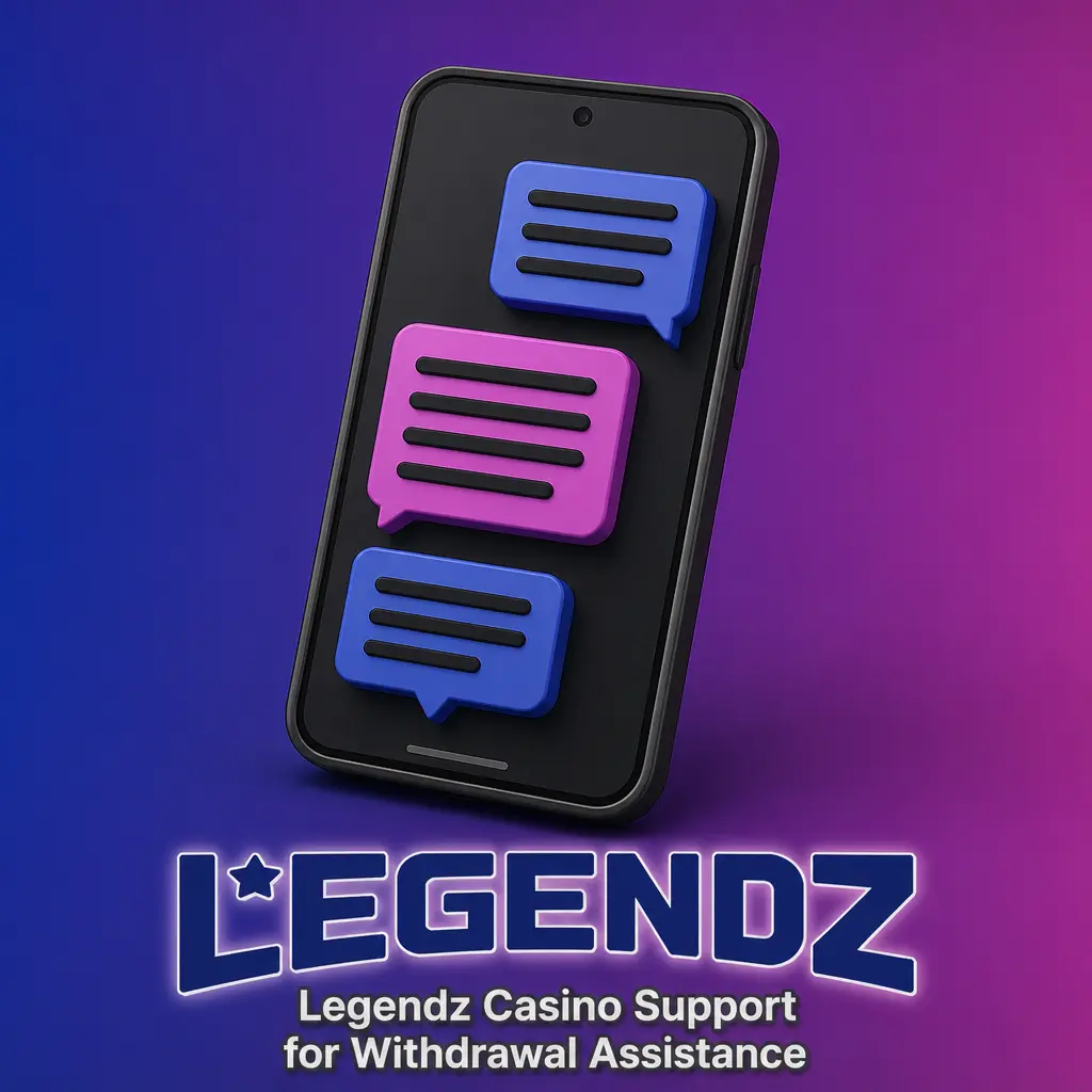 Legendz Casino support channels for withdrawal help: live chat, email, Help Center, and social media assistance