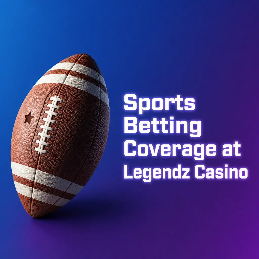 Sports betting coverage at Legendz Casino: football, basketball, baseball, hockey, soccer, tennis, MMA, boxing, golf, motorsports