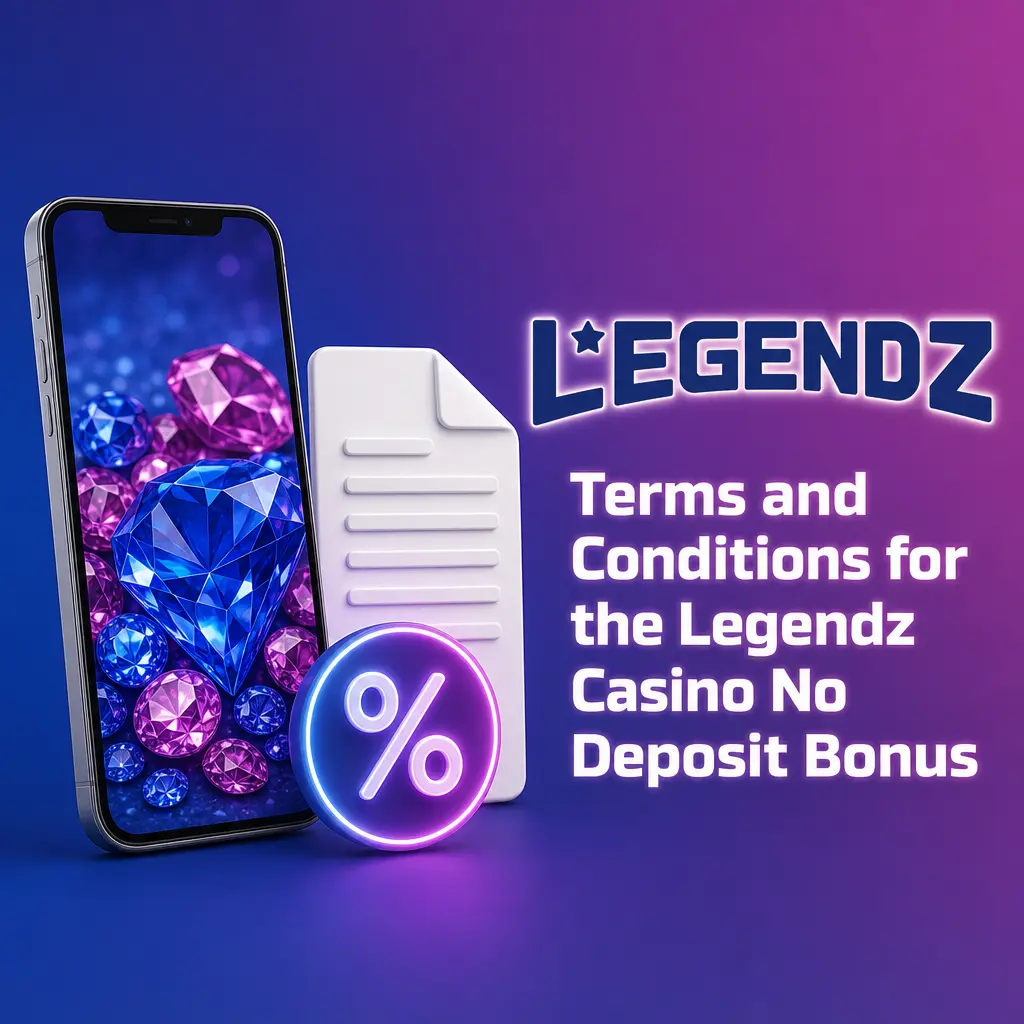 Terms and conditions for the Legendz Casino no deposit bonus, outlining eligibility, wagering rules, and KYC requirements