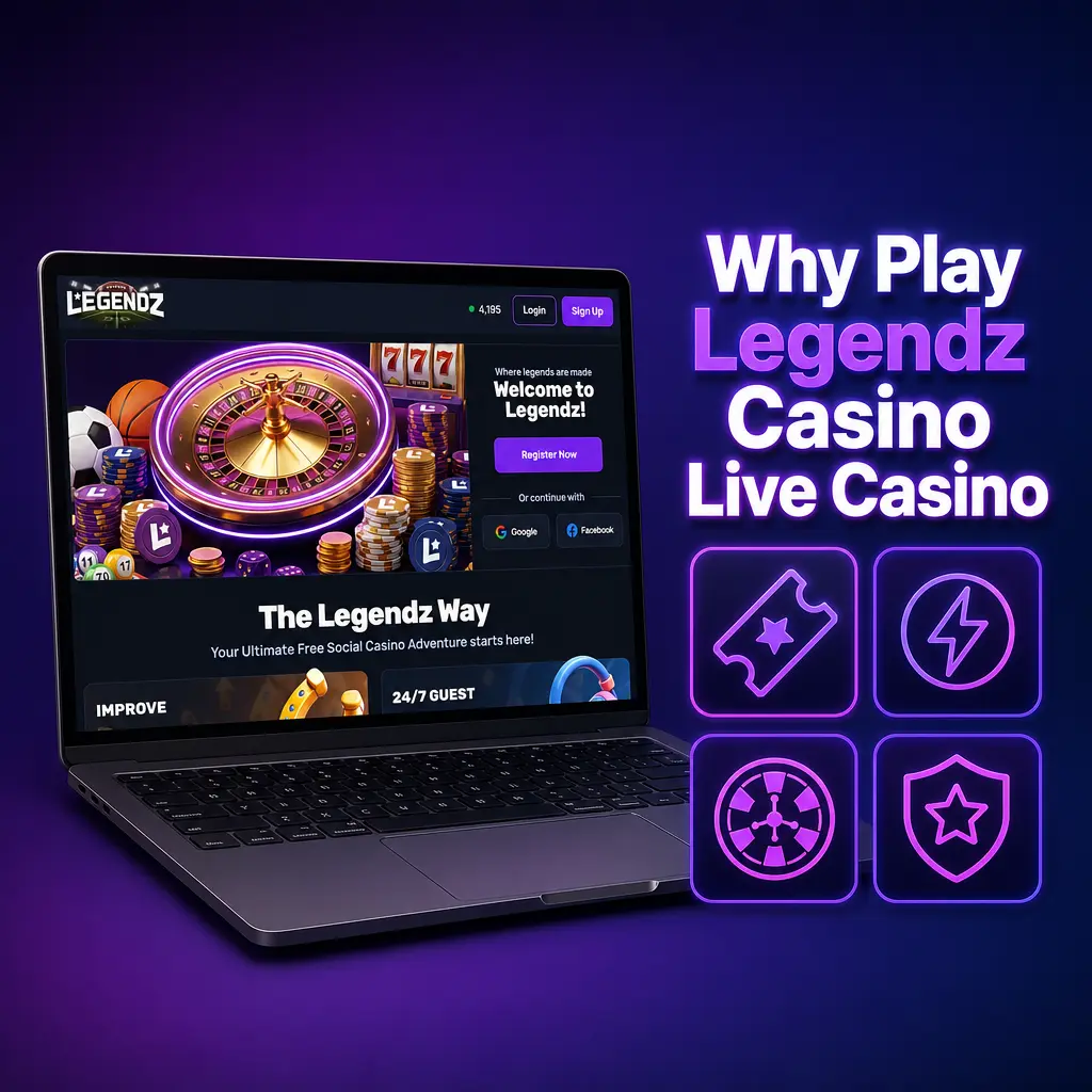 Legendz Casino live casino table with HD streaming, real dealer interaction, and flexible bet limits for online play